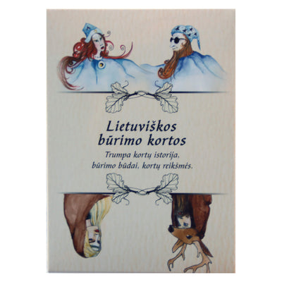 Lietuviškos būrimo kortos dėžutėje