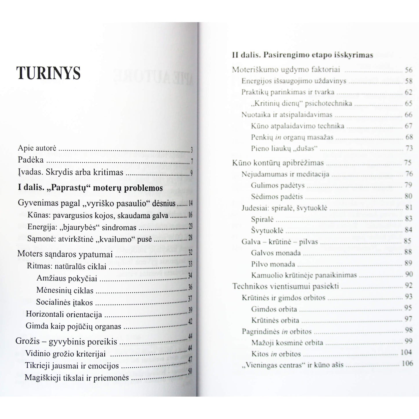 Natini „Tao praktika moterims“