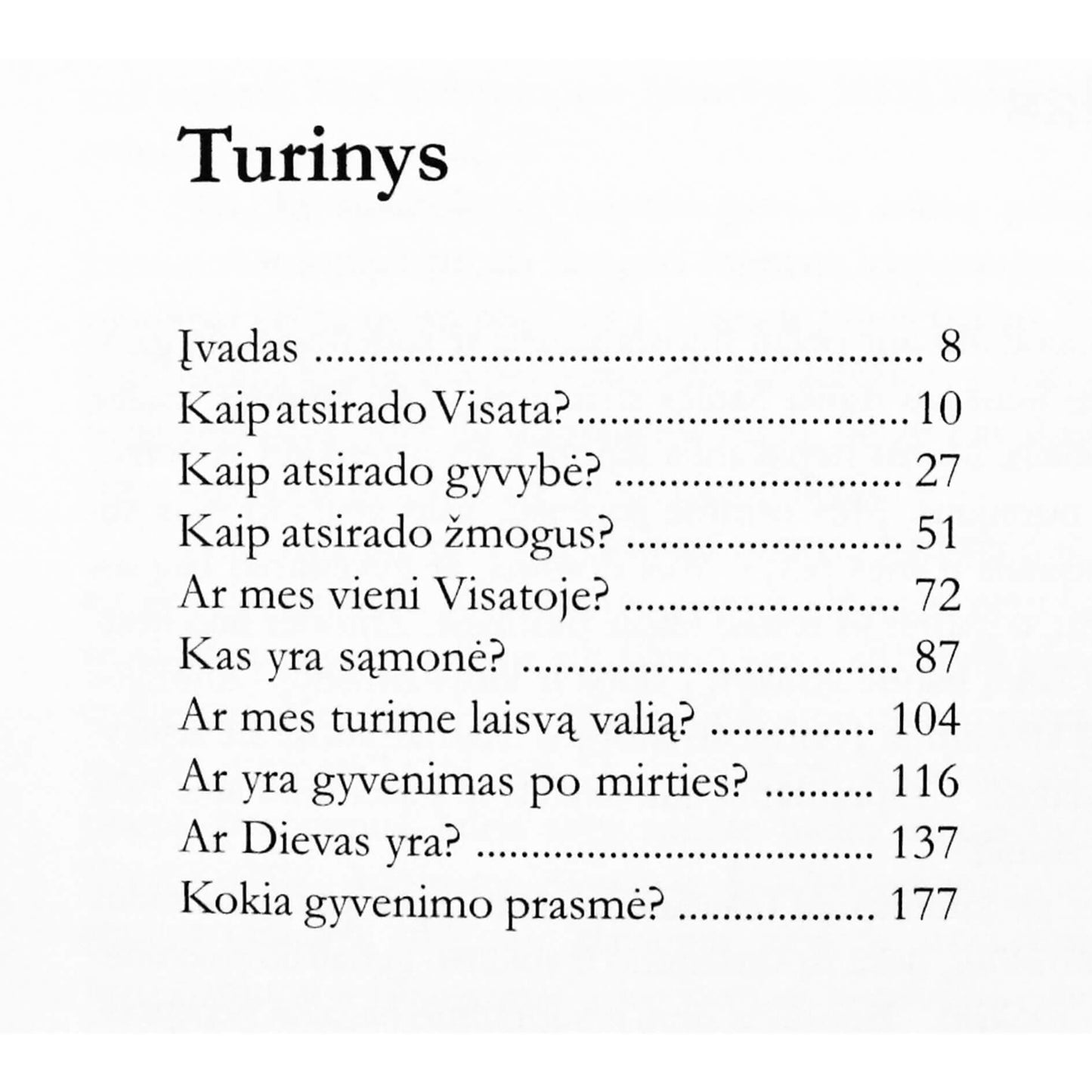 Aldas Pipinys "Šiuolaikiniai atsakymai į amžinus klausimus"