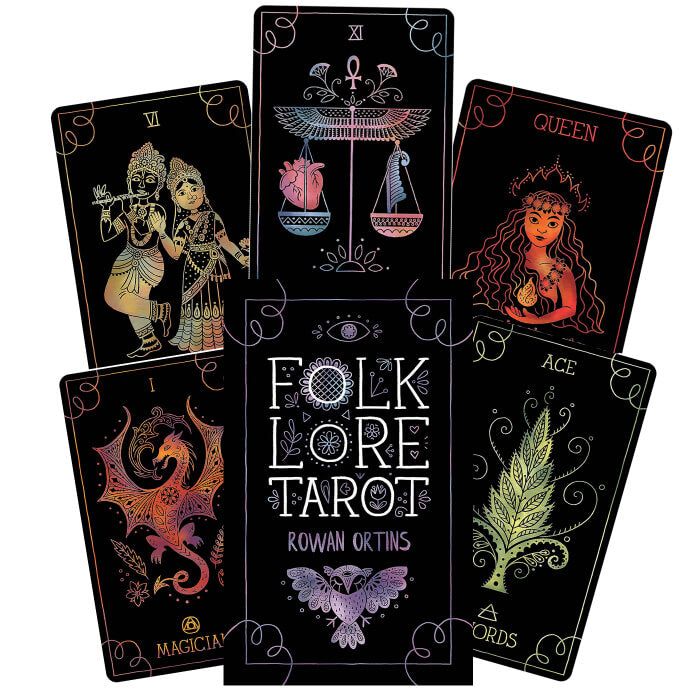 Таро карты Фольклора (на английском языке) / Rowan Ortins