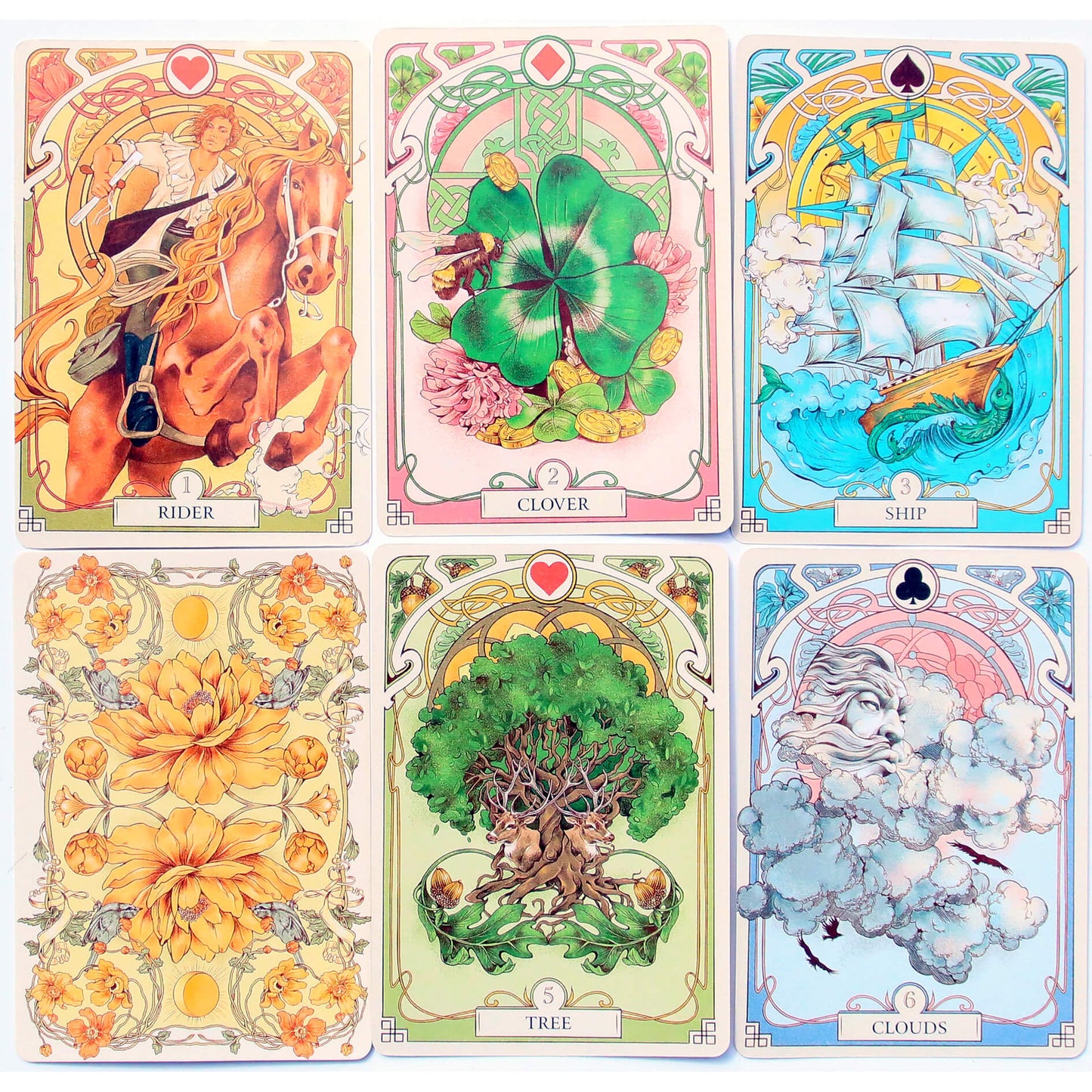 „Oracle Cards Lenormand Secret Garden“ / Anna Oginski (maža dėžutė)