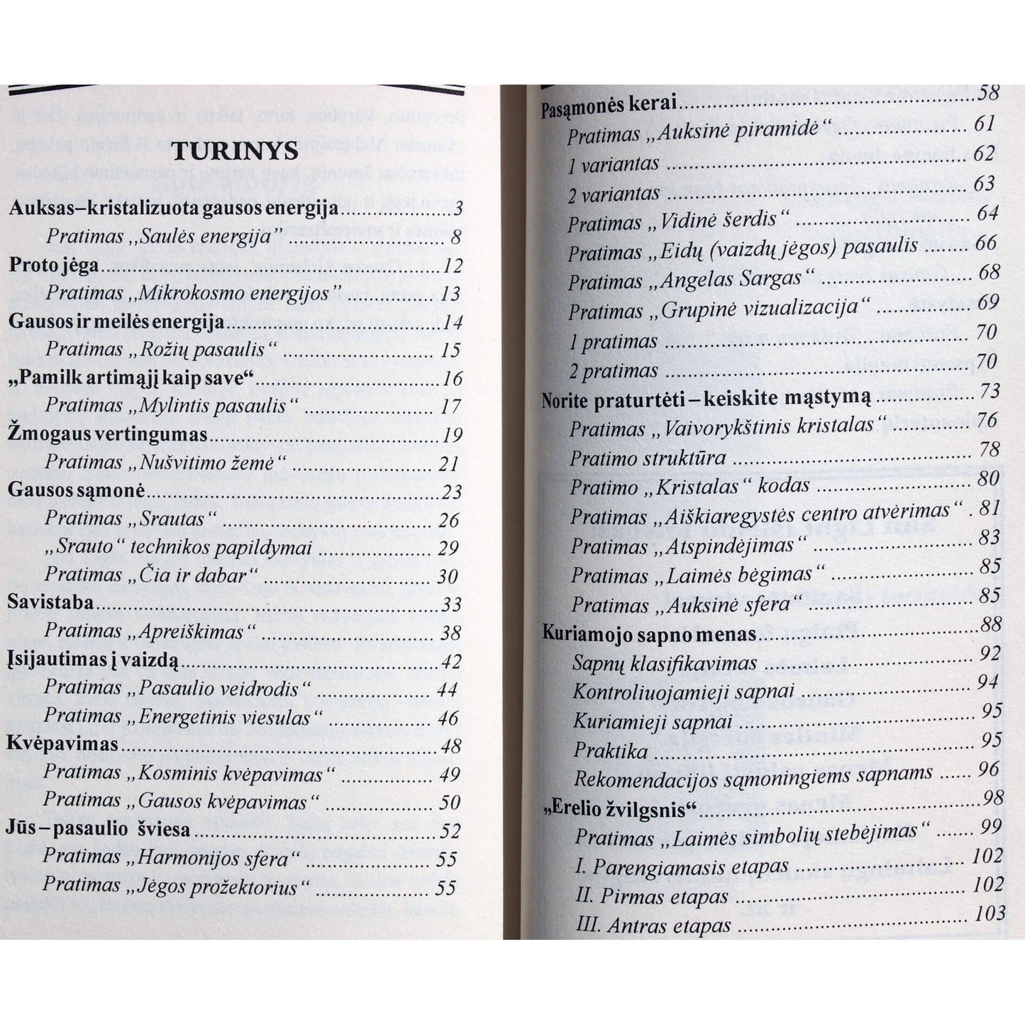 Saulės šviesa "Kosminės energijos gausa"