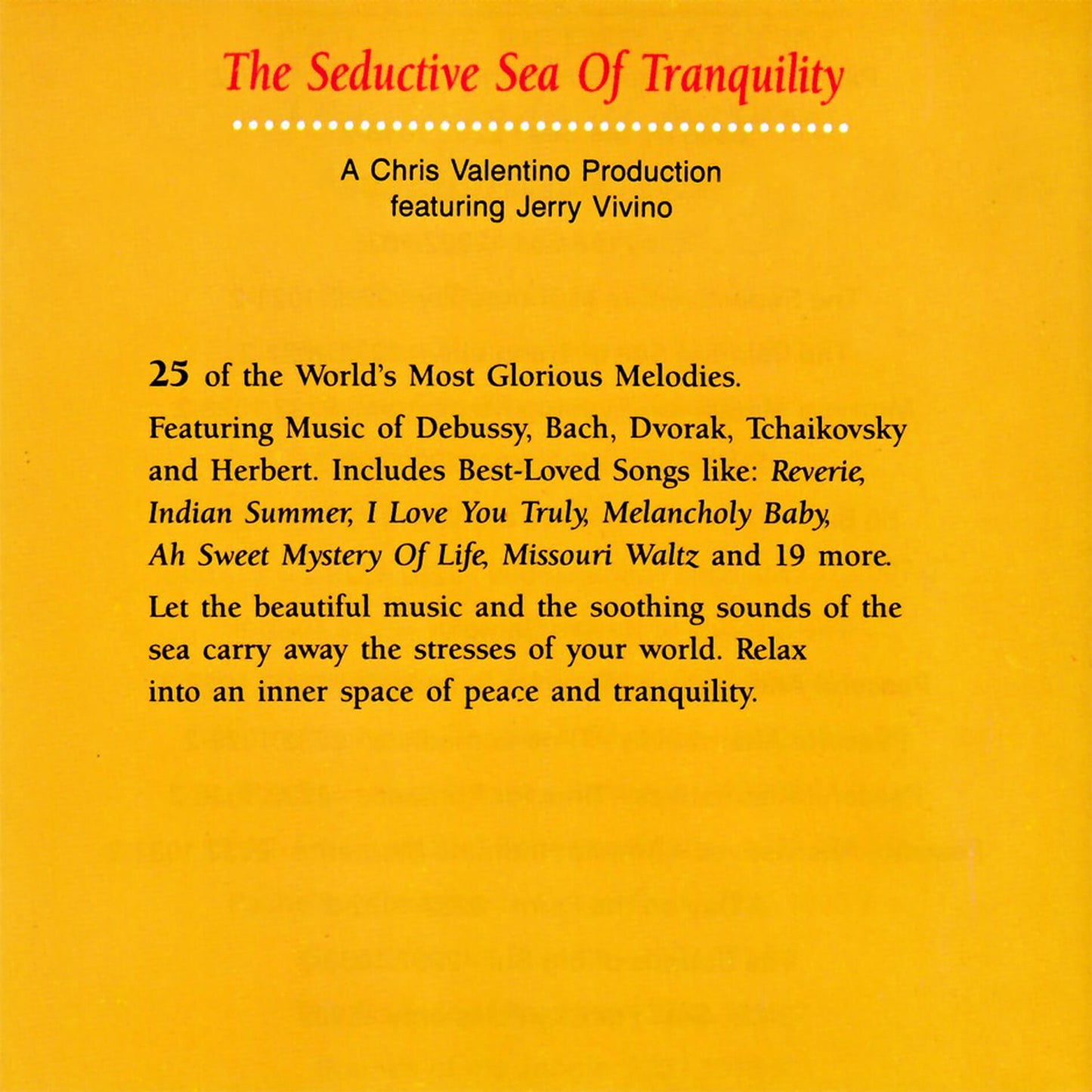 The Seductive Sea of Tranquility