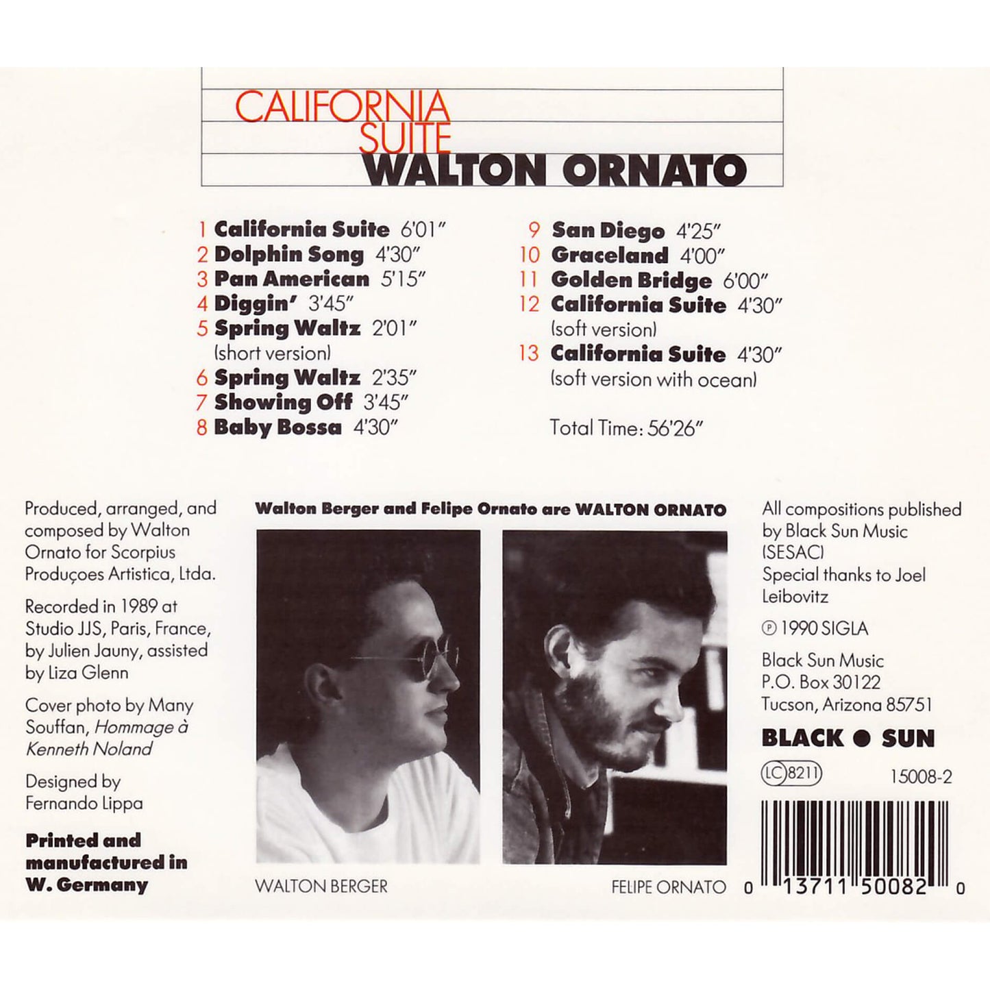 Walton Ornato / Kalifornijos apartamentai