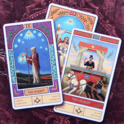 Masonų Taro kortos (anglų k.)