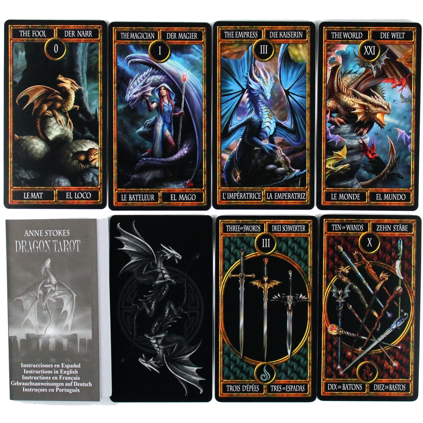 Таро карты Драконов от Анны Стоукс