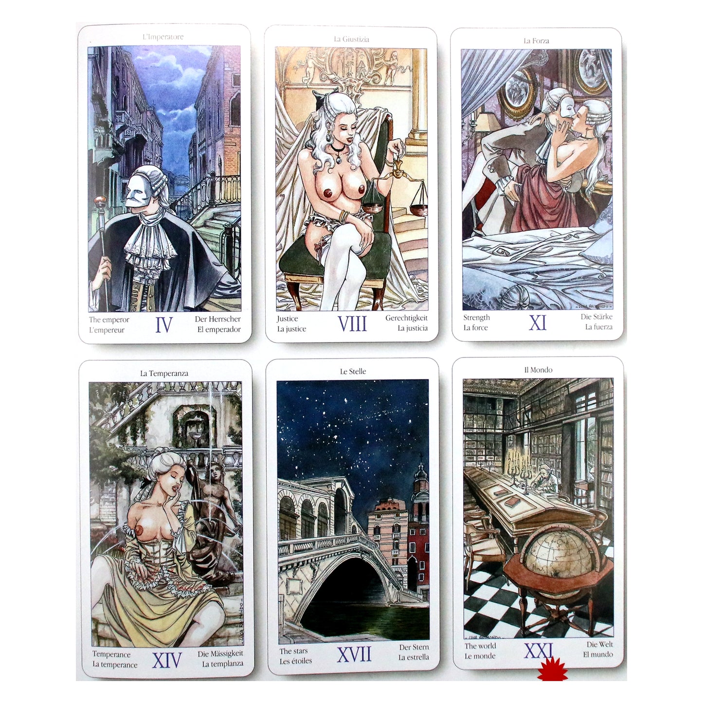 Таро карты Казановы (на английском языке)